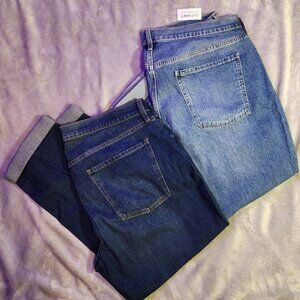 Lot of 2 NWT Women’s Old Navy boyfriend jeans 18 petite